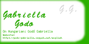 gabriella godo business card